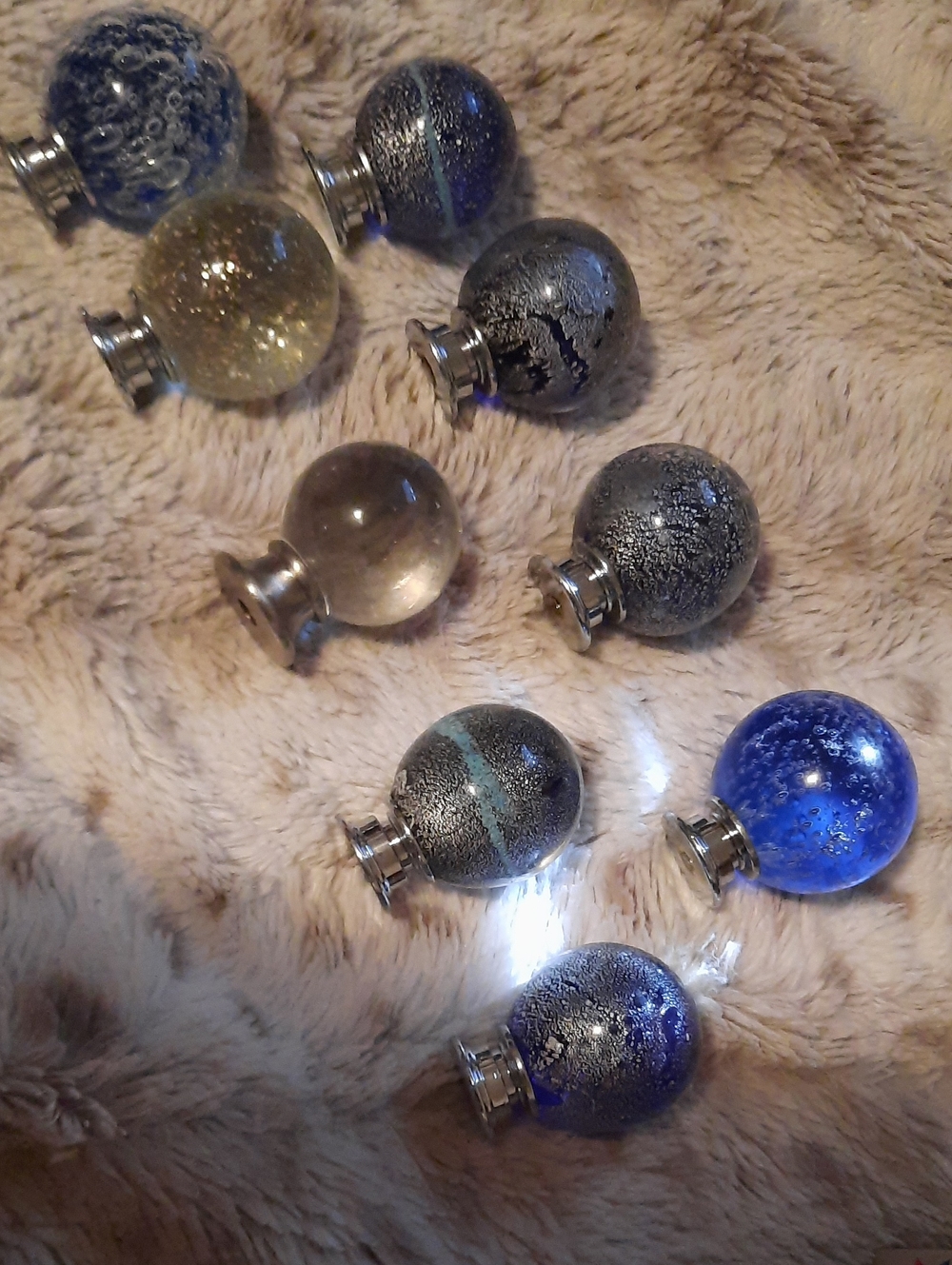 🎁 Your Choice 2 REPLACEMENT BULB DRESSER DRAWER GLASS KNOBS BOMBAY AND CO